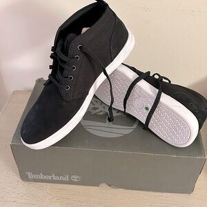 Timberland Mens Davis Square Chukka - Black Nubuck